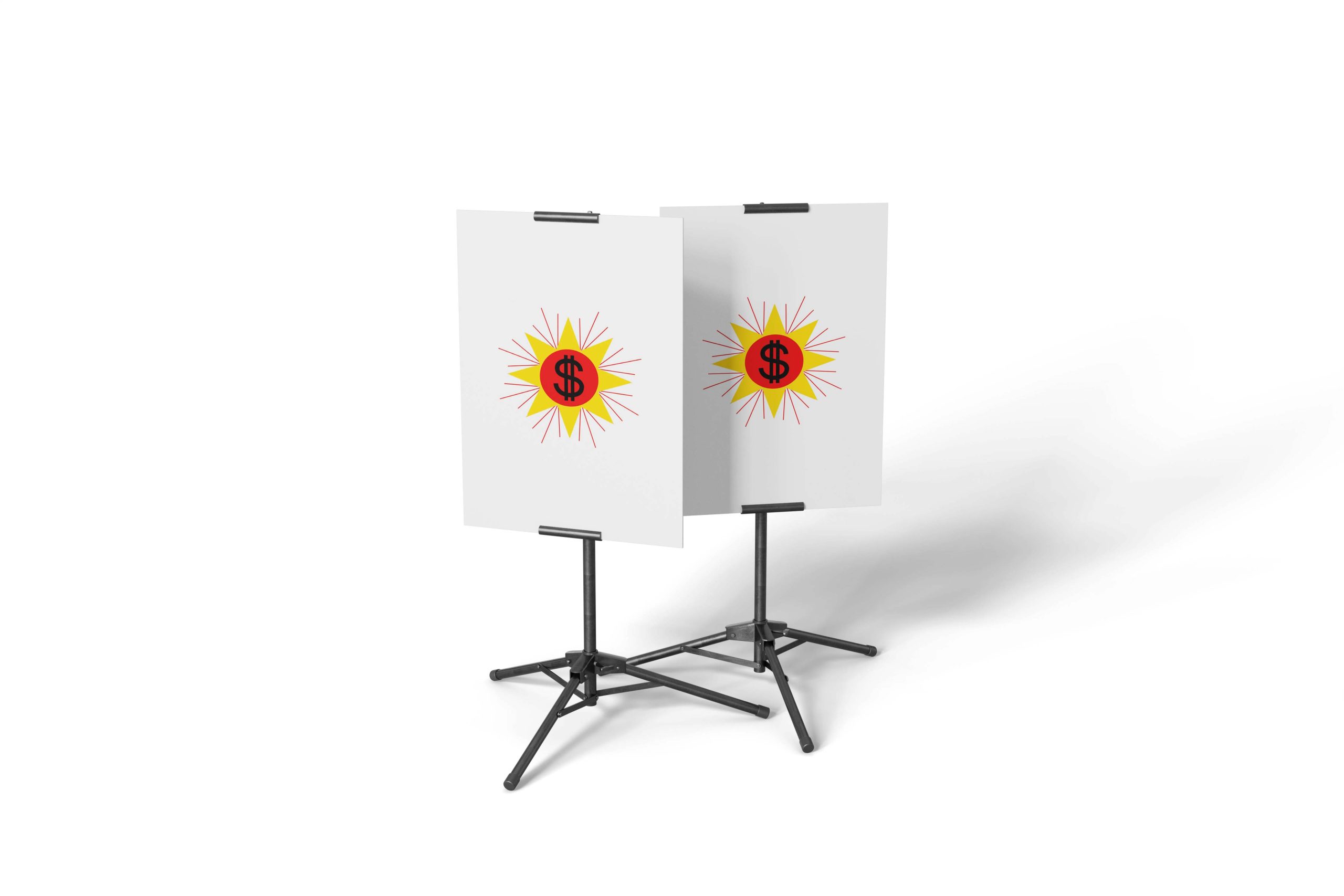 Keunggulan Tripod Banner Custom di Surya Utama Printing